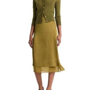 Vince Olive Green Women's Skirt